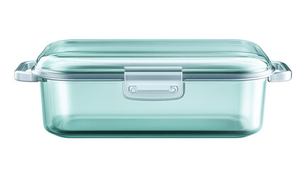 Empty transparent glass jar with lid, ideal for kitchen storage and food preservation