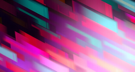 Abstract chromatic aberration glitch background. Distorted RGB color shifts, modern digital error look