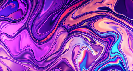 Abstract oil spill swirling colors background. Iridescent liquid patterns forming organic motion