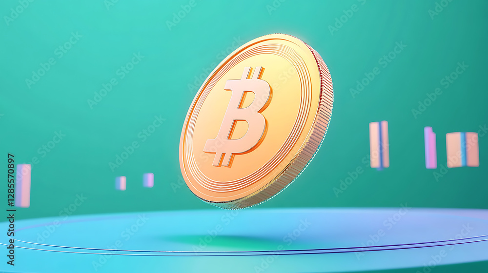Poster global bitcoin mining event exploring btc opportunities in a digital environment