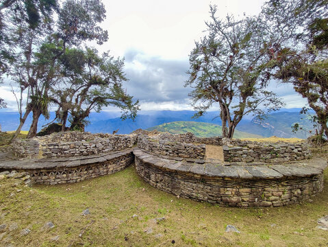 Kuelap ruins close to Chachapoyas , Peru, South America