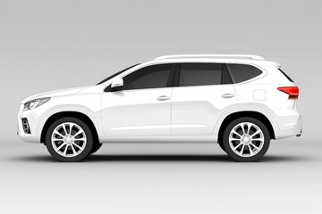 Obraz premium SUV car with white gray background