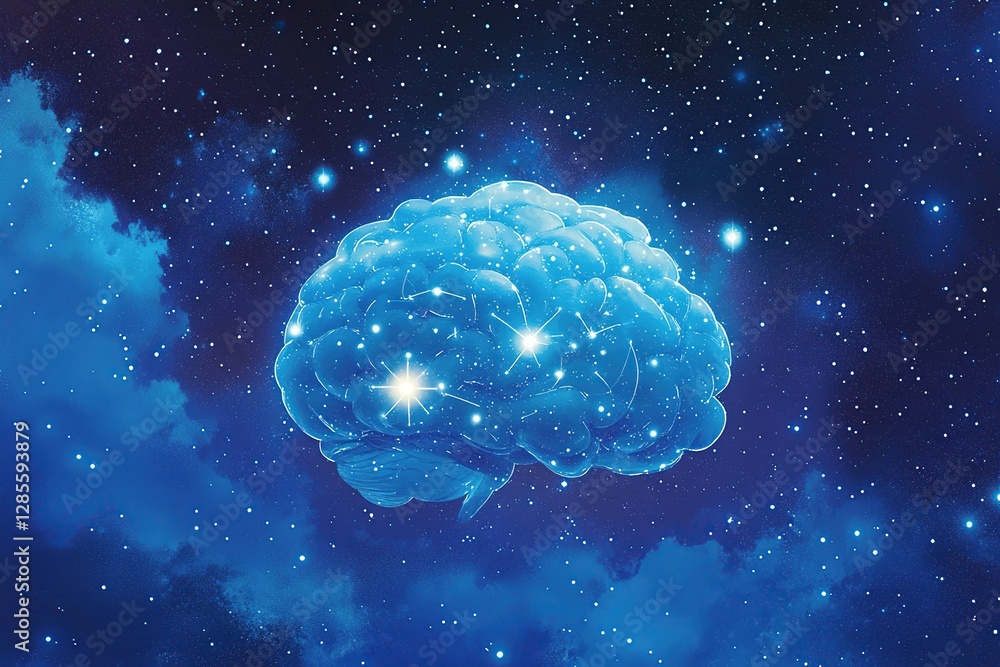 Poster unlocking the universe within: exploring the mysteries of the human brain and its infinite potential