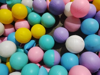 close up of colorful ball