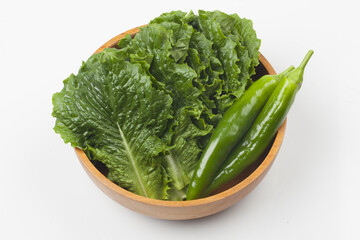 Lettuce is an annual or biennial plant of the Asteraceae family.