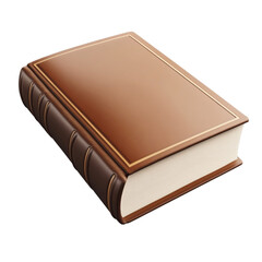 Obraz premium Brown Leather Bound Book Classic Literature Knowledge Wisdom,