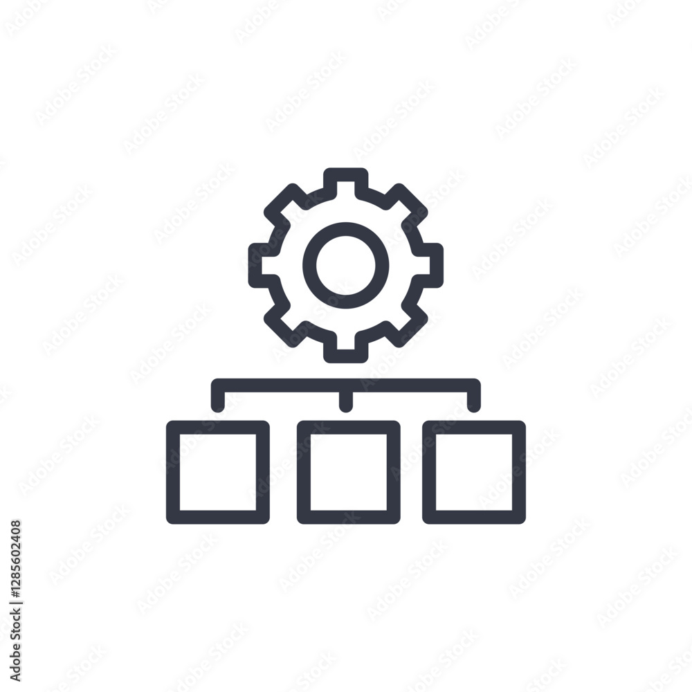 Poster SEO. search engine optimization icon symbol vector sign isolated on white background illustration for graphic and web design