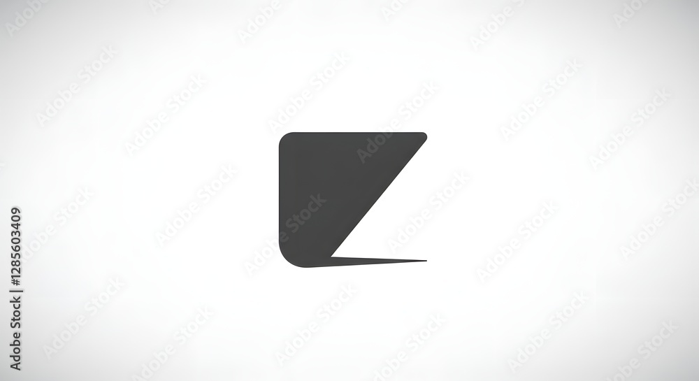 Poster abstract geometric shape design simple minimalist icon modern graphic element flat vector illustr