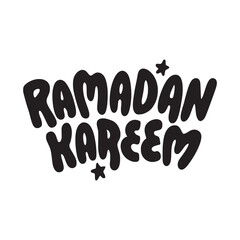 Ramadan Kareem Phrase Lettering Vector 10
