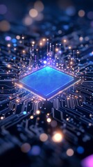 Obraz premium electronic circuit board