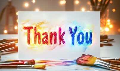 Thank you message AI.