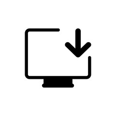 Download icon, Download symbol in trendy flat style,vector illustration