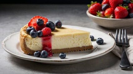Delicious Cheesecake Slice