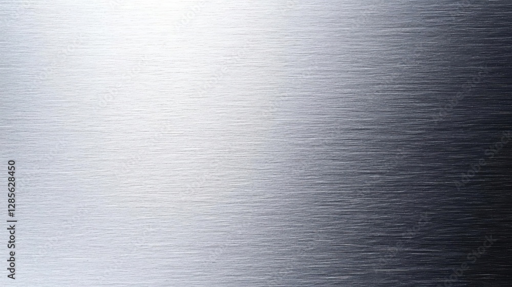 Poster high-quality brushed metal texture with elegant gradient for design projects.