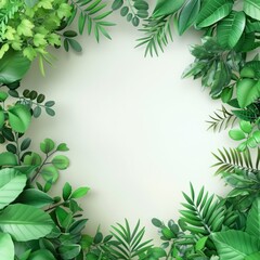 green leaves illustration.