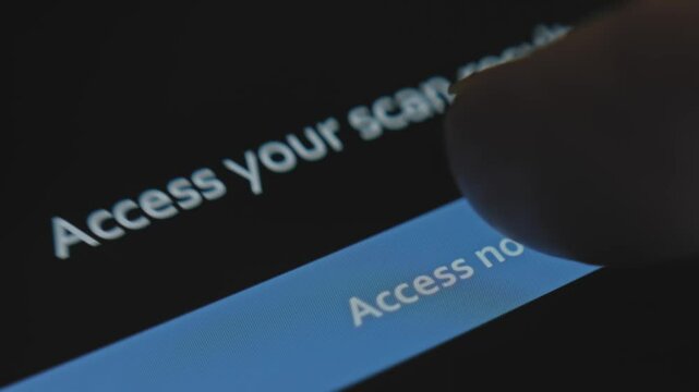 Access the scan result of spyware detector on device
