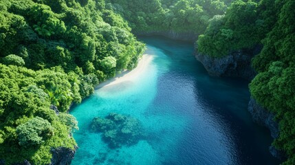 Obraz premium Tropical Island Scenery