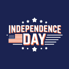 vector T shirt printable design for Independence Day – July 4th Celebrate Freedom, usa flag 
