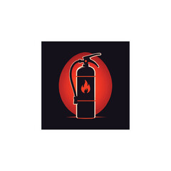 Fire Extinguishe icon vector symbol design art illustration.