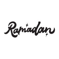 Naklejka premium Ramadan Kareem Phrase Lettering Vector 15