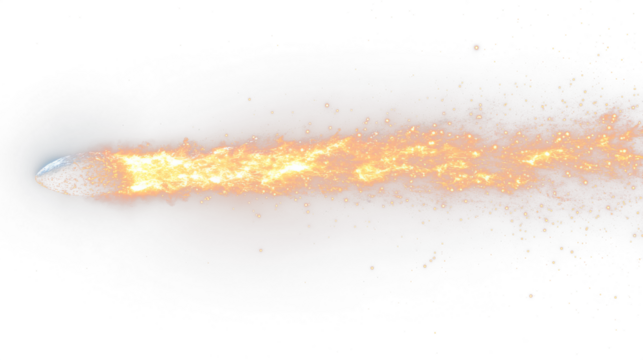 a black background with orange and yellow stars