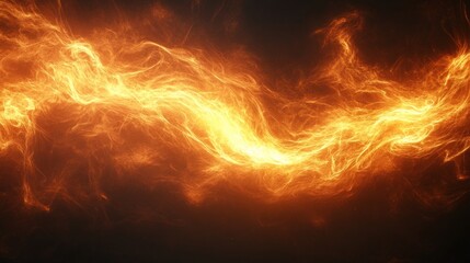 Abstract fiery energy stream cosmic background