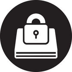 Confidentiality glyph icon