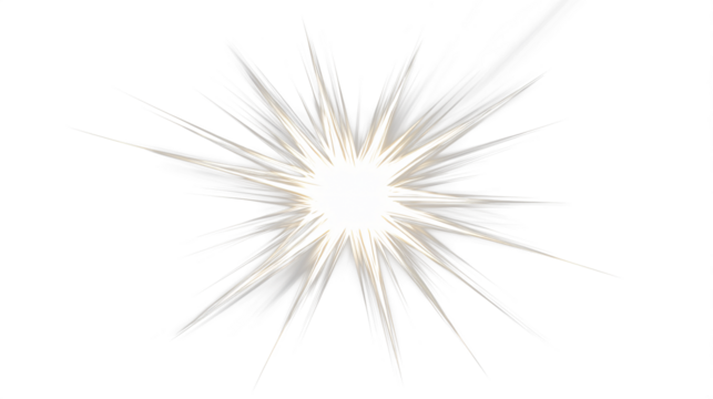 a bright star with a black background