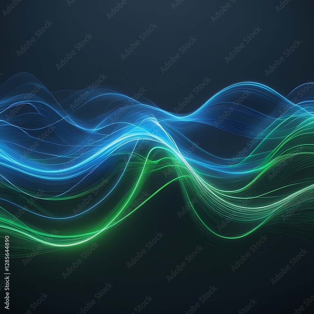 Poster blue abstract wave texture background,blue curves and the waves of the sea range from soft to dark v