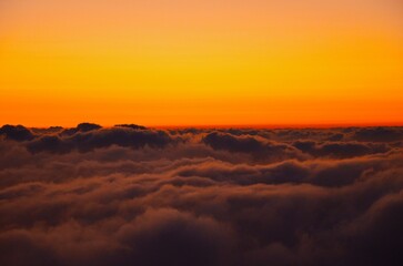 Fototapeta premium Sunrise in madeira, mountains 