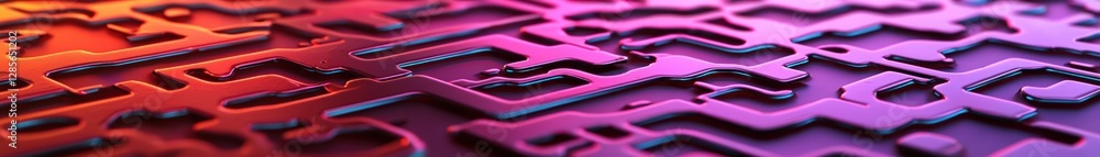 Poster Abstract Colorful Pattern with Lines and Shapes in Vibrant Design