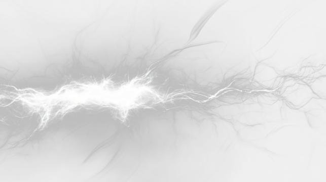 a black and white image of a lightning