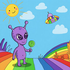 Obraz premium drawings for children with animals