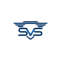 SVS letter logo