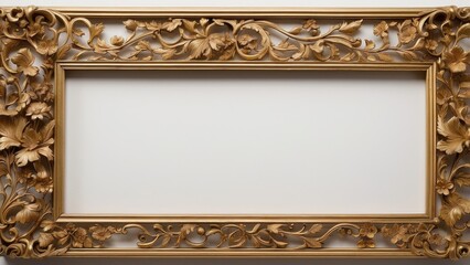 Antique Gilded Gold Picture Frame