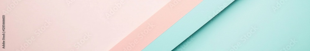 Aufkleber soft pastel color background with smooth geometric shapes