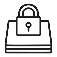 Confidentiality line icon