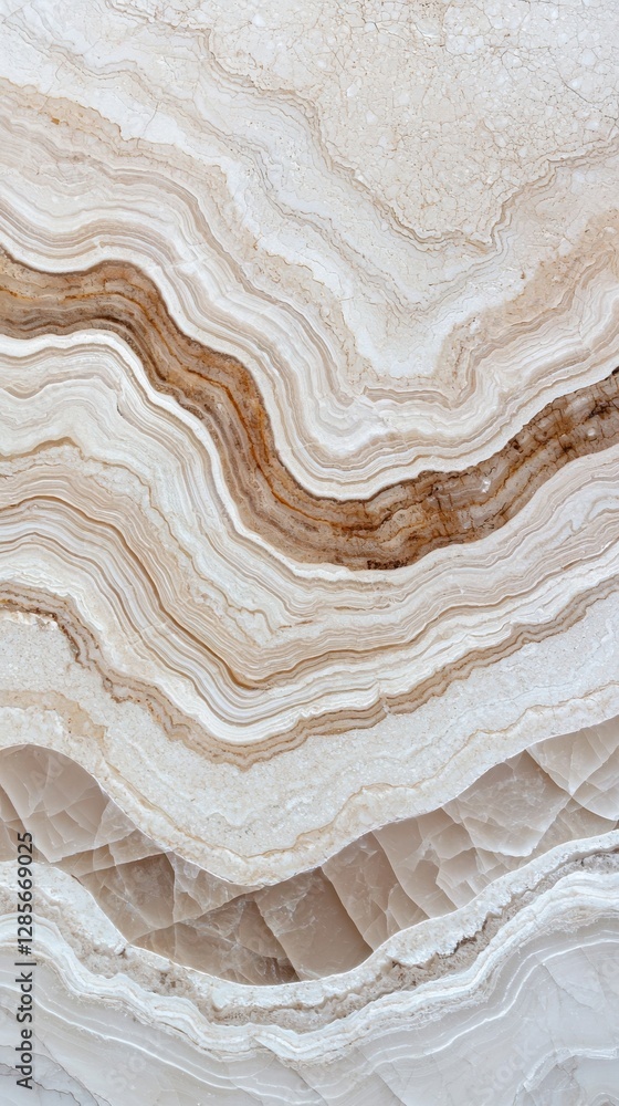 Poster abstract natural stone pattern with striking layers in earthy tones and textures for background and 