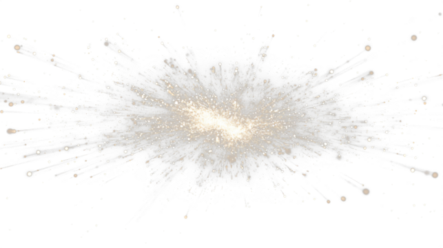 a white fireworks on a black background