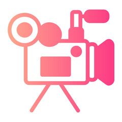 Video Camera gradient icon