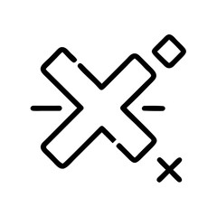 Obraz premium Abstract geometric design in black and white