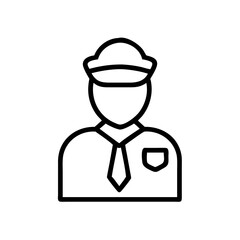 Police officer in uniform