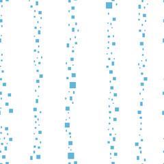 Blue vector seamless texture in rectangular style. Glitter abstract illustration with rectangular shapes. Pattern can be used for websites.