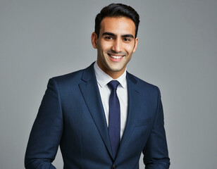 Modern Businessman Portrait on a Clean White Background