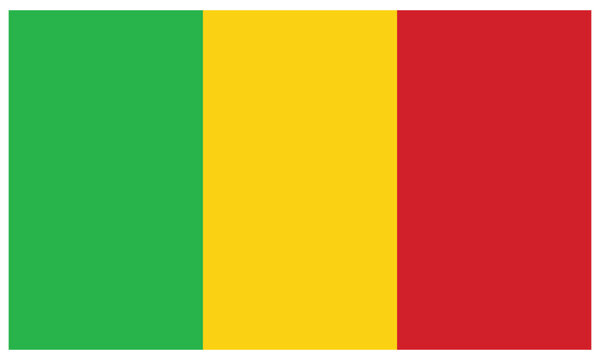Mali country flag Vector illustration.