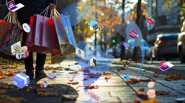 Omni channel technology of online retail business method.
