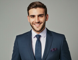 Modern Businessman Portrait on a Clean White Background