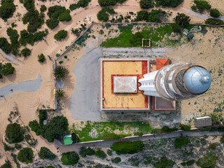 Faro de Trafalgar en Barbate, Cadiz, Andalucia