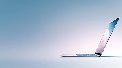 A laptop computer sitting on top of a table