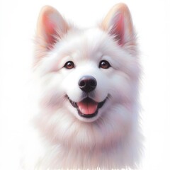 Obraz premium 진돗개, 파스텔화, jpeg (Korean Jindo Dog, pastel painting, jpeg)